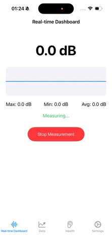 Decibel Meter- dB Noise TT iPhone screenshot