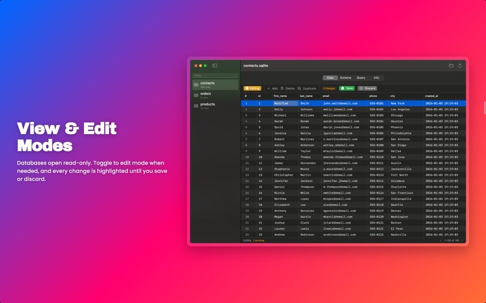 #1. Strix SQLite Editor (macOS) 来自: Robert Laabs