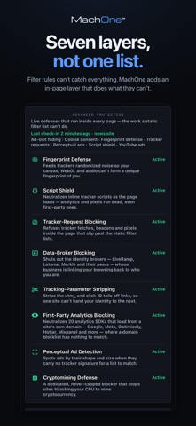 MachOne: Ad & Tracker Blocker Screenshot 3 of 5