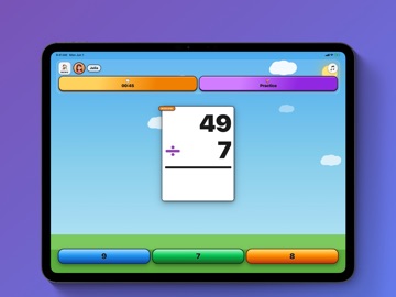 Top Dog Math Flash Card Game iPad screenshot