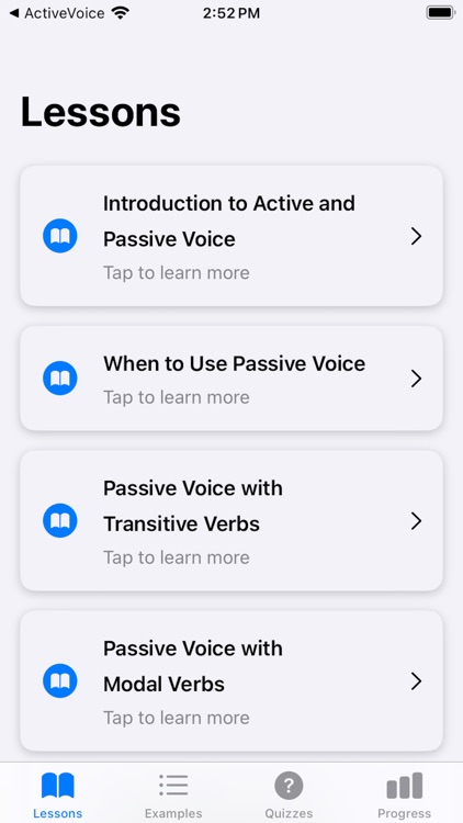 Active-Passive Tutor