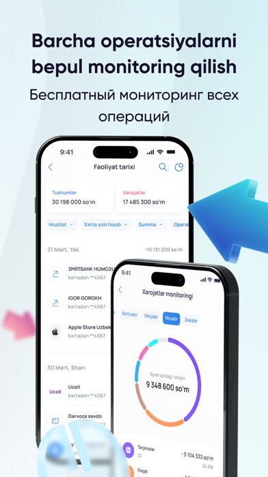 Smartbank UZ - Onlayn bank Screenshot