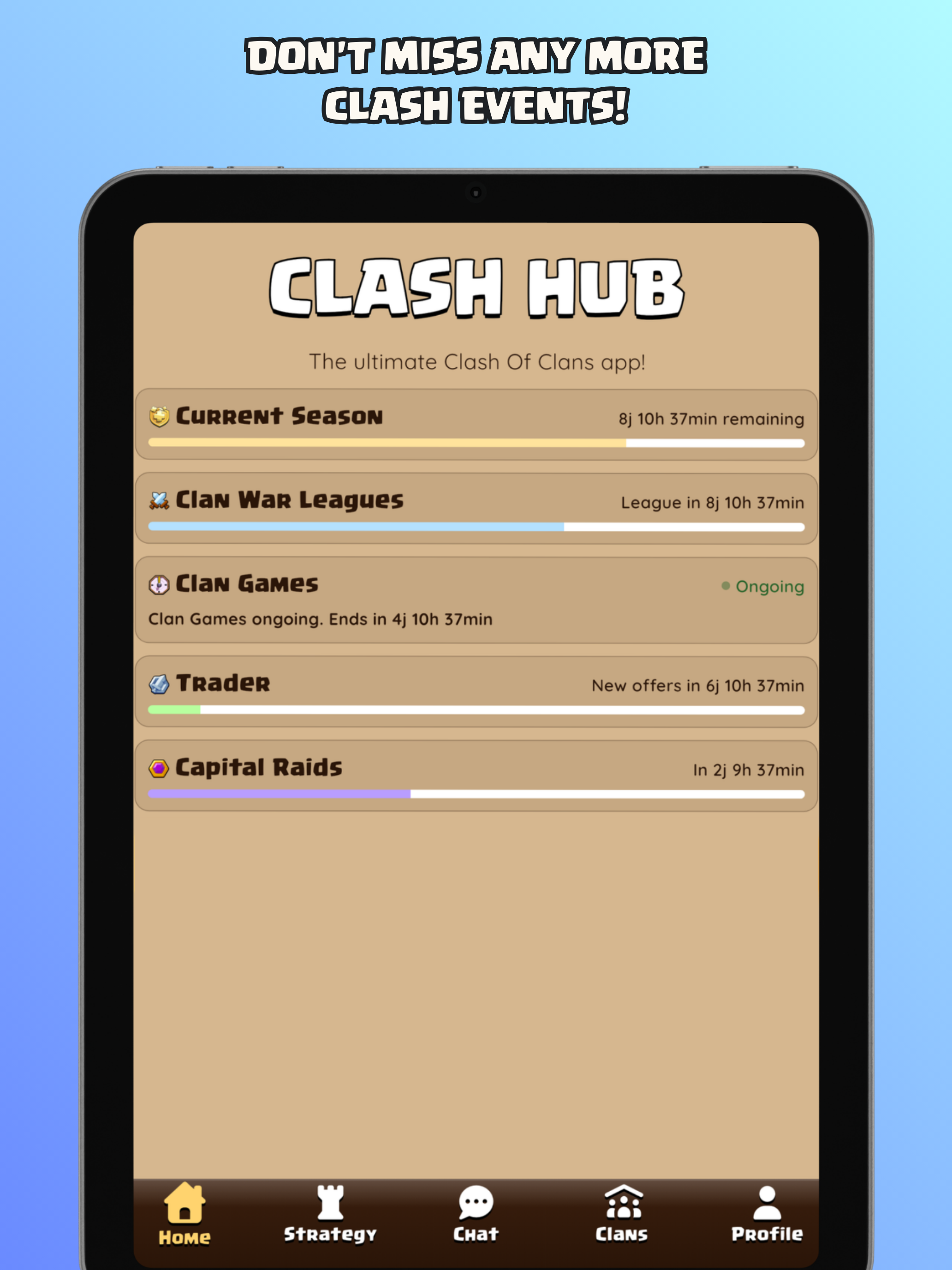 Clash Hub – Chat & Strategies