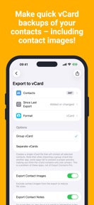 Export Contacts Pro: CSV Excel screenshot