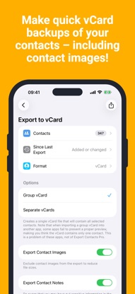 Export Contacts Pro: CSV Excel screenshot 6