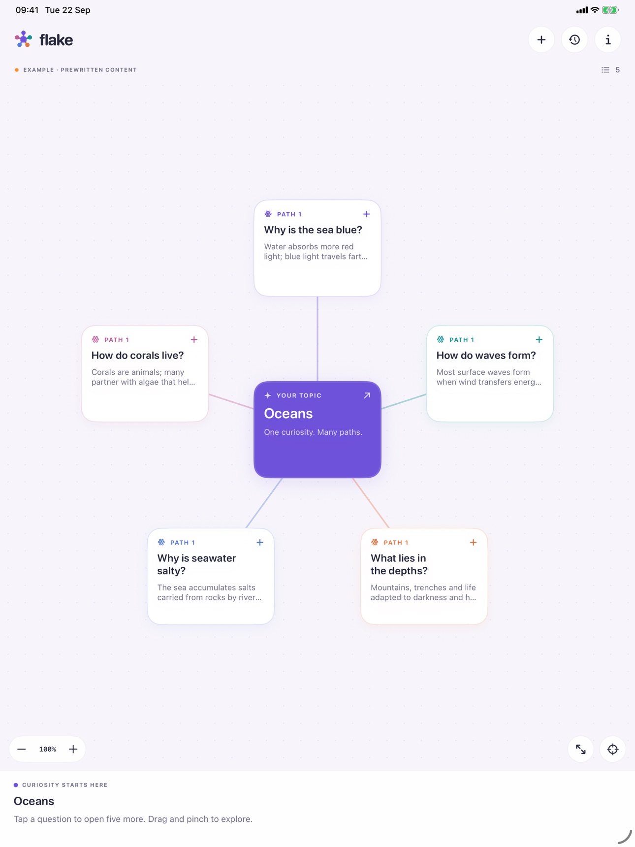 Screenshot 5 of Flake: Explore Ideas