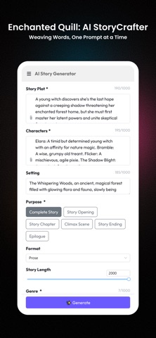 ScriblyGo – AI Story Toolkit iPhone screenshot