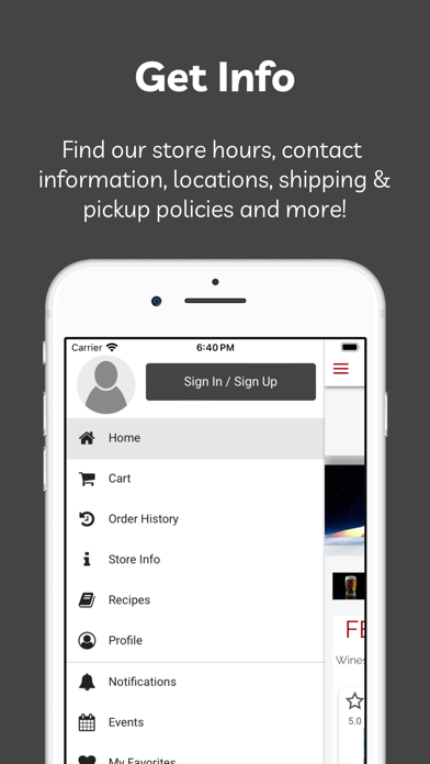 Ferreira's Package Store app screenshot 2