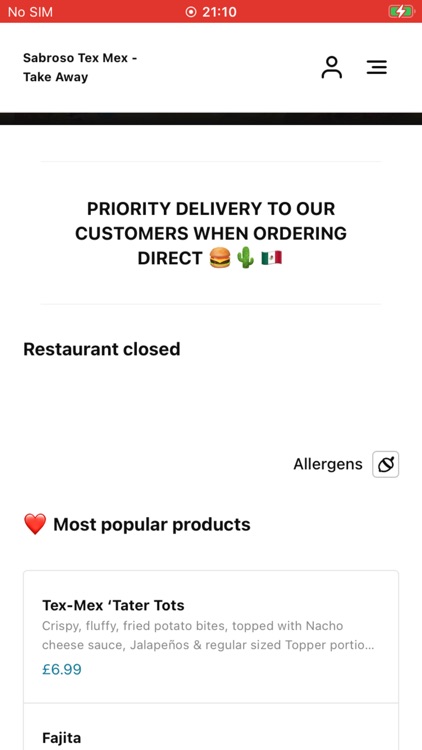 Sabroso Tex Mex - Take Away