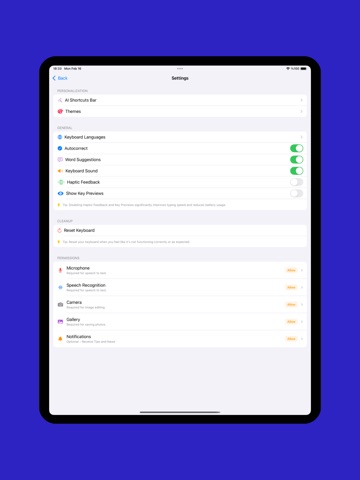 Keylo: AI on Your Keyboard iPad screenshot