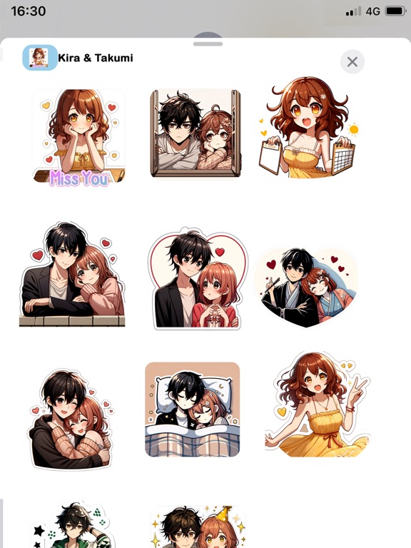 Screenshot #5 pour Heartwarming Love Stickers