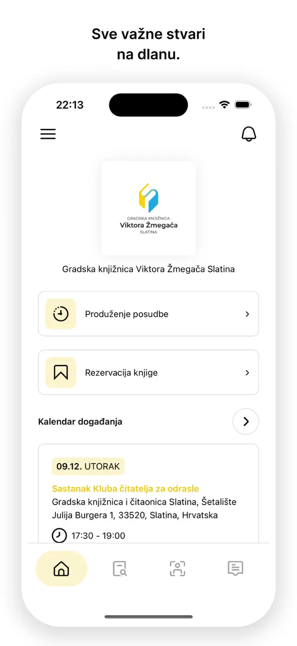 Screenshot #1 pour Gradska knjižnica Slatina