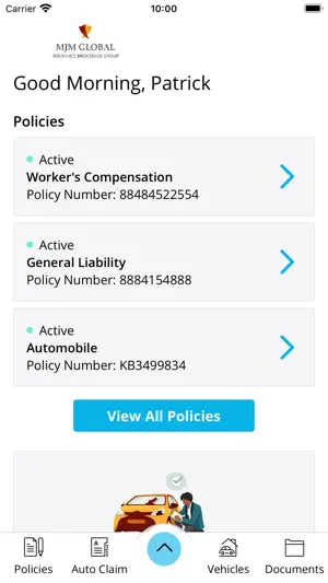 MJM Global Insurance screenshot 2