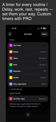 Loovre: Video Workout Timer Screenshot 4 of 10