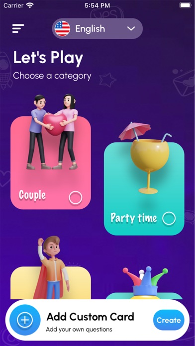 I Never Ever: Couples Games Screenshot