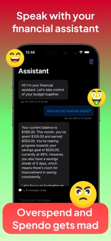 Spendo - Budget & Saving AI Screenshot 2 of 5