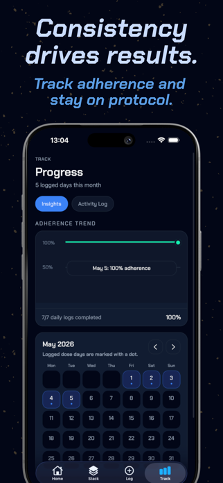 Helix: Stack & Peptide Tracker Screenshot 6 of 7