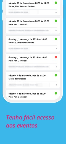 Clubinho - Bilheteria screenshot