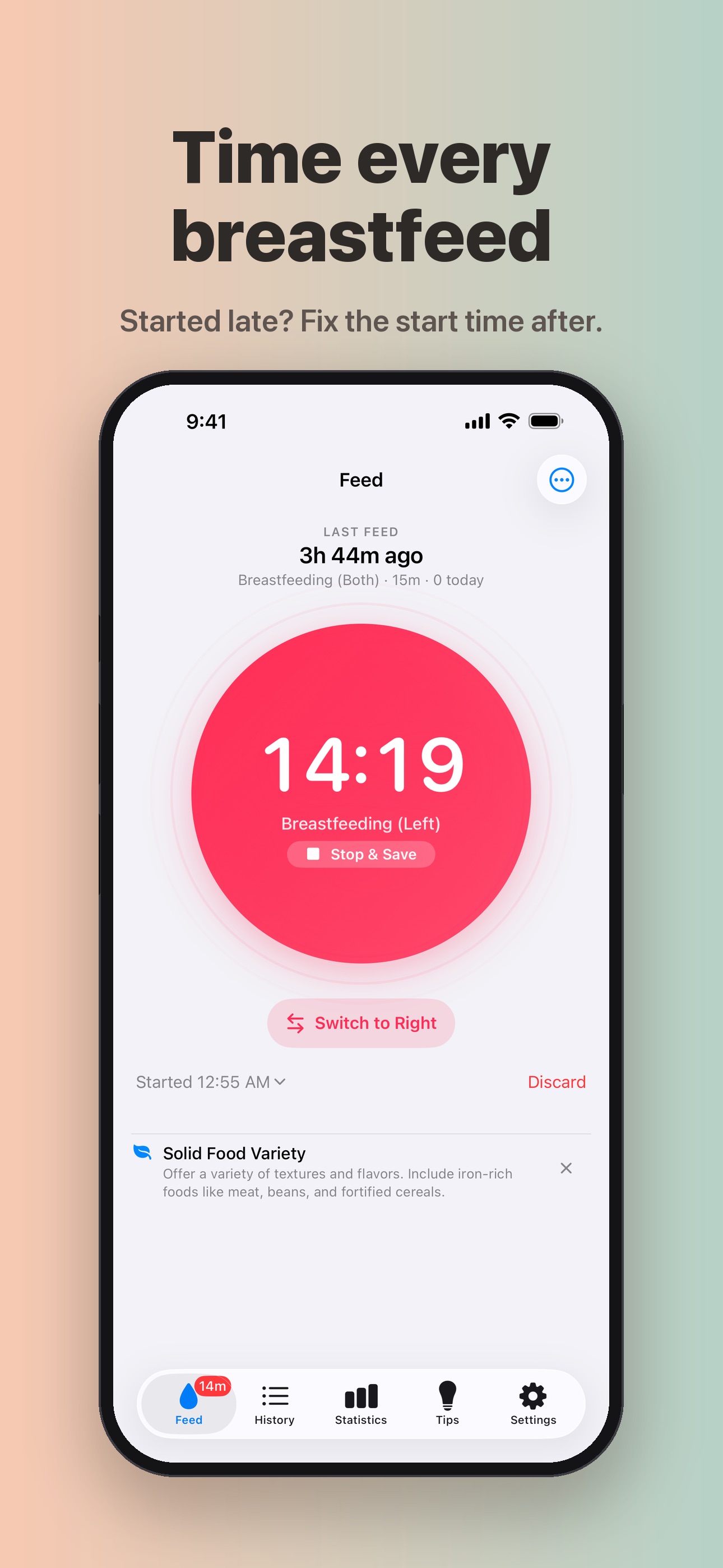 Screenshot 2 of FeedKit: Baby Feeding Log