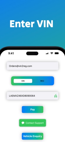 Vin To Reg Screenshot 1 of 3