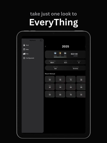 MyHours! iPad screenshot