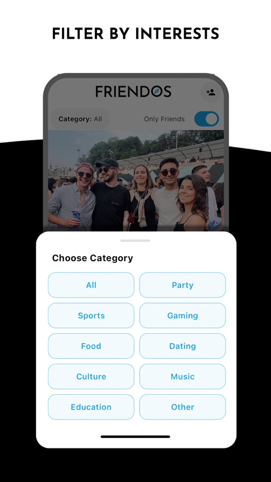 #5. Friendos - Only local posts (iOS) By: SL innovations GmbH