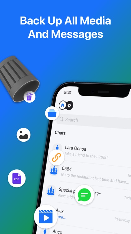 FX Backup Message & Image