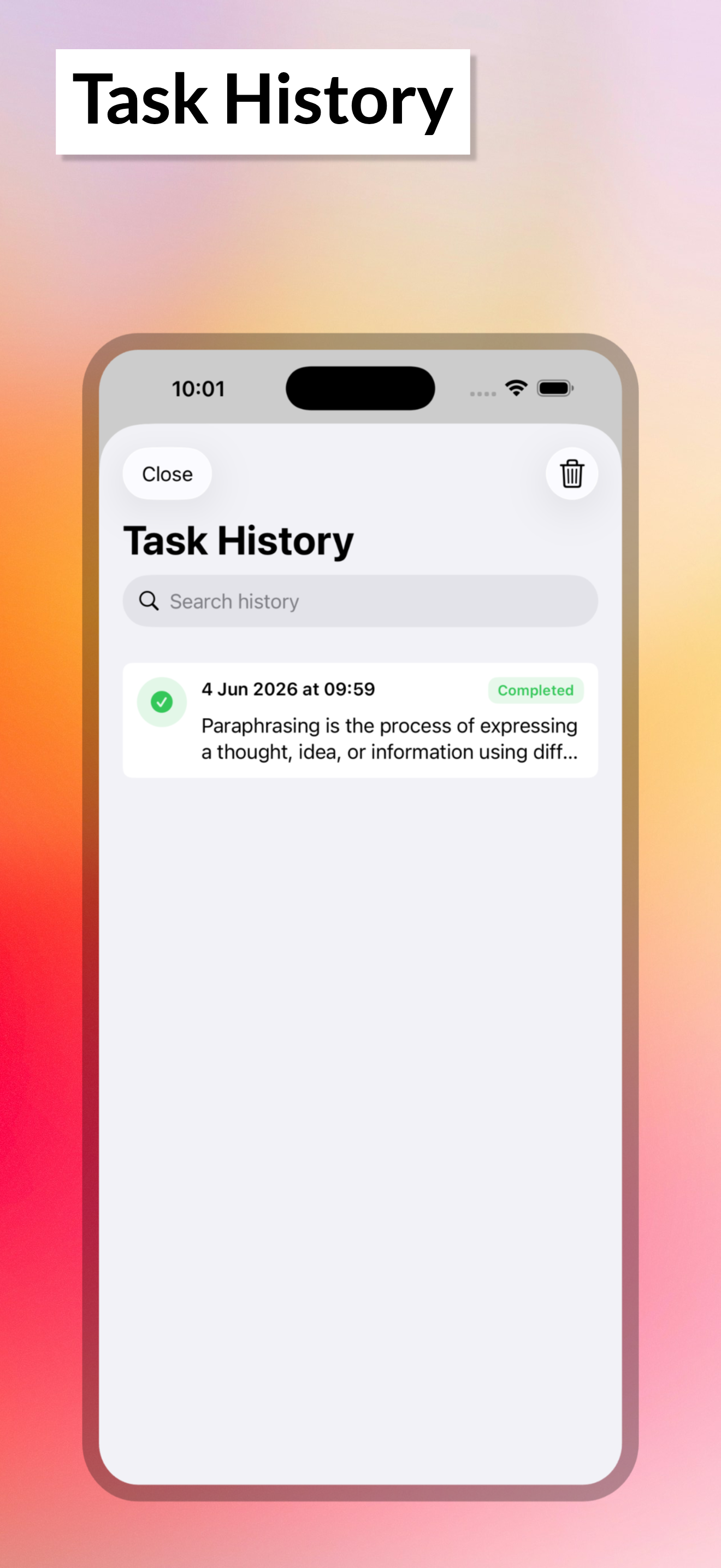 Paraphrasing tool. Paraphraser screenshot 2