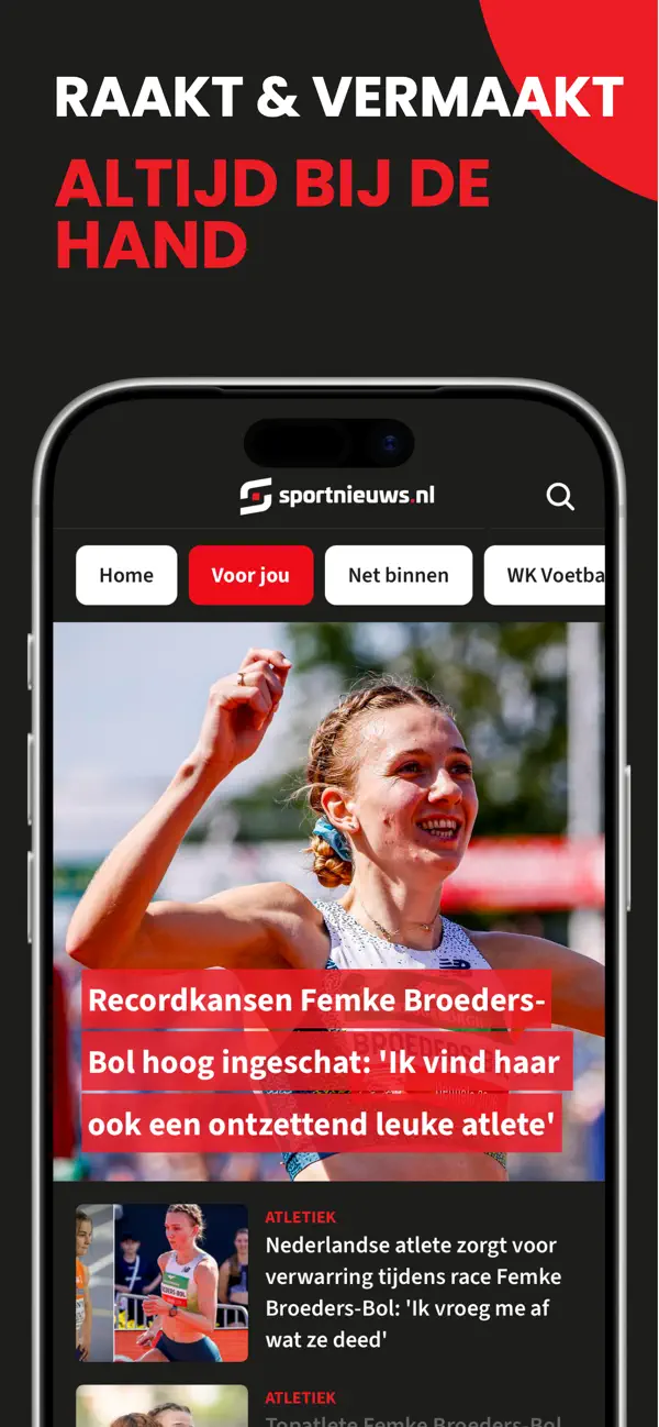 Screenshot #1 pour Sportnieuws.nl