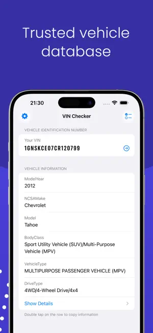 VIN Decoder & Scanner App screenshot 3