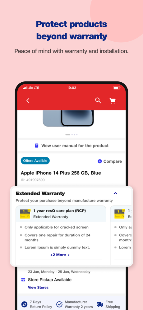 Reliance Digital Shopping App screenshot 2