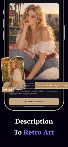 Nostal-Draw Retro With Text iPhone screenshot 4
