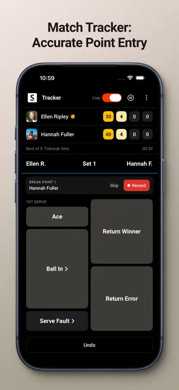 Smashpoint Tennis Tracker screenshot 5 of 10