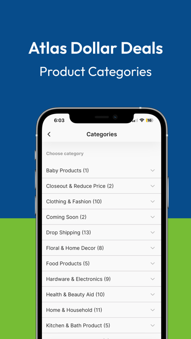 Atlas Dollar Deals App Screenshot