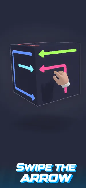 3D Cube Maze: Arrow Sort screenshot 1