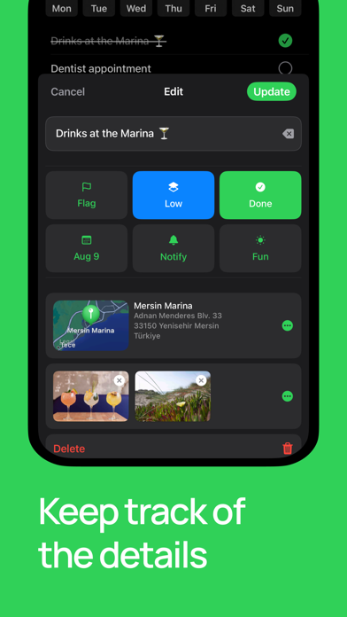 Tasks - minimalist tracker Screenshot