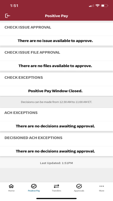 Commercial Bank Business - MI Screenshot