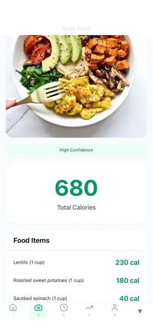 CalorieIQ (Smart Nutrition) screenshot 1