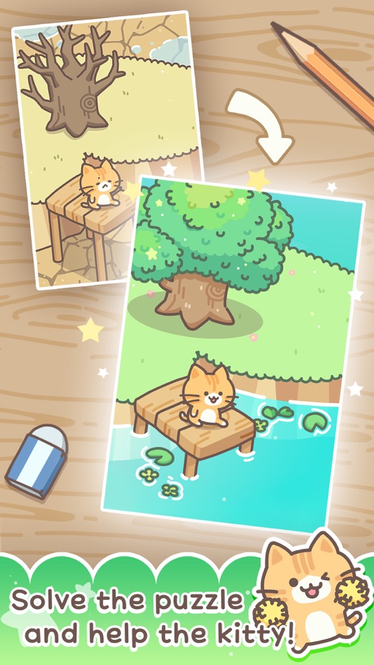 #4. Kitty Pop : block puzzle (iOS) Podle: Biginfive Co,.Ltd.