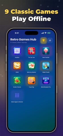 Retro Games Hub Screenshot 1 of 10