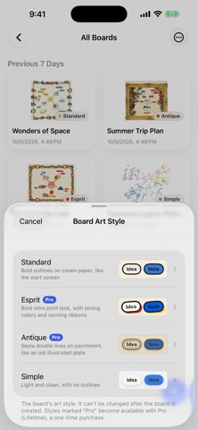 Telepathy: Idea Boards screenshot 2