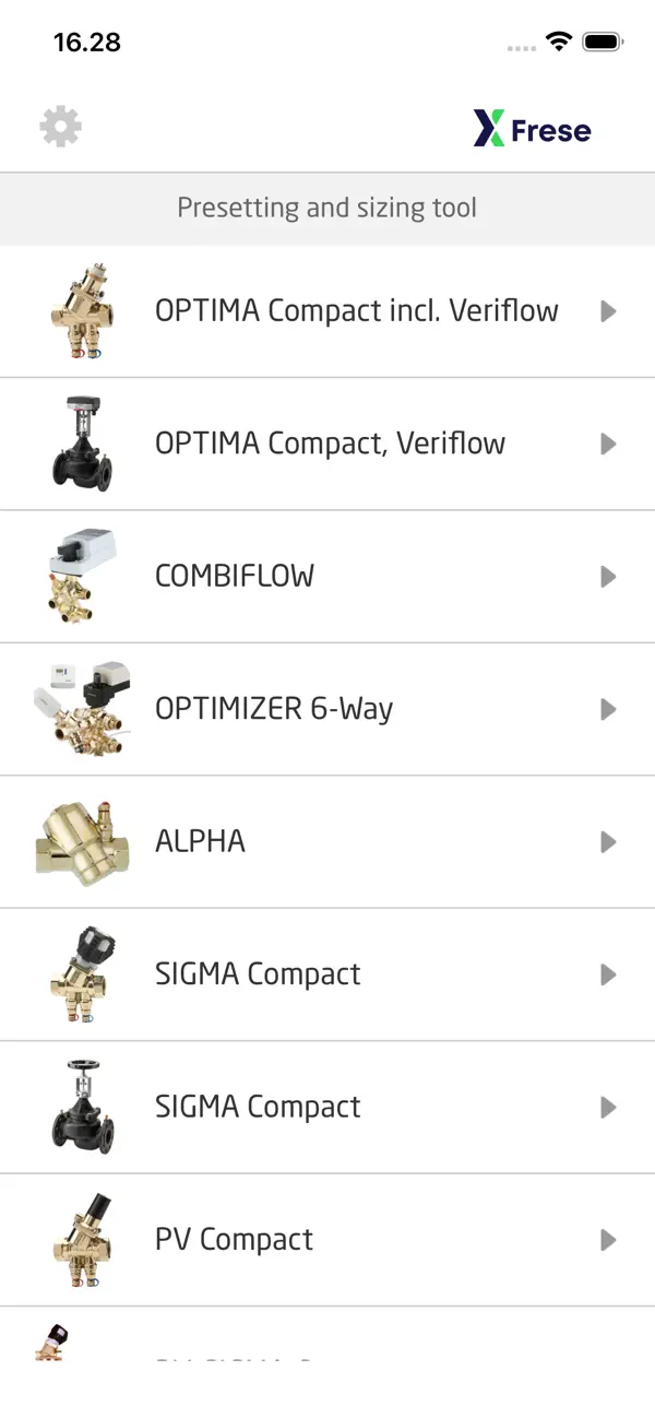 Screenshot #1 pour Frese Valves