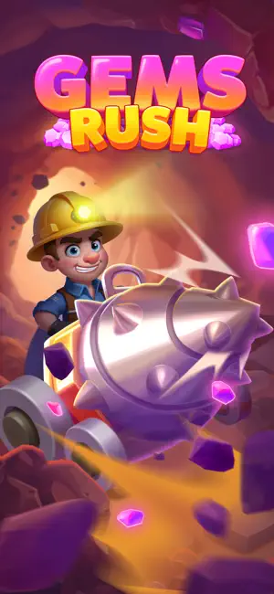 Gems Rush: Block Game screenshot 1
