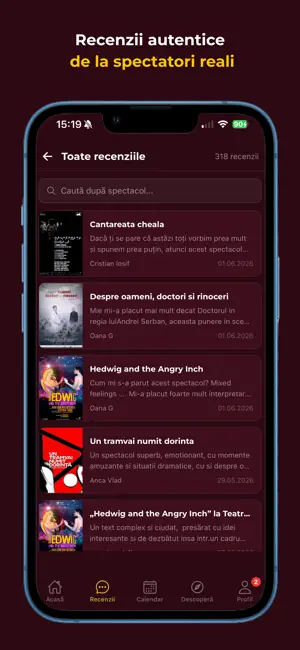 StageReview screenshot 2