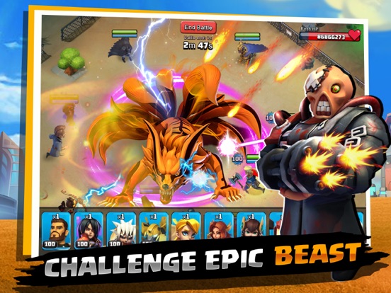 X-War: Clash of Zombies iPad app afbeelding 5