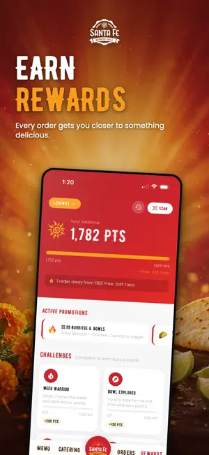 Santa Fe Burrito Grill App screenshot 2