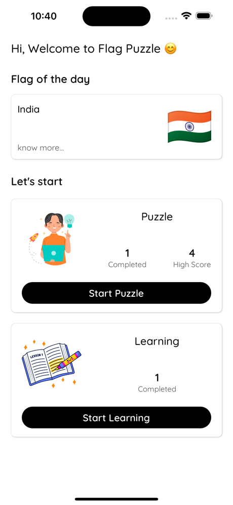 Flag Puzzle! screenshot 1