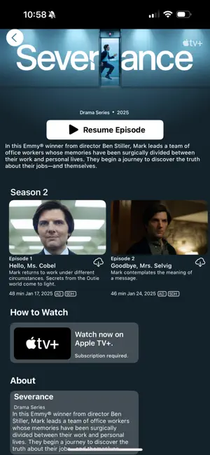 Apple TV FYC screenshot 1