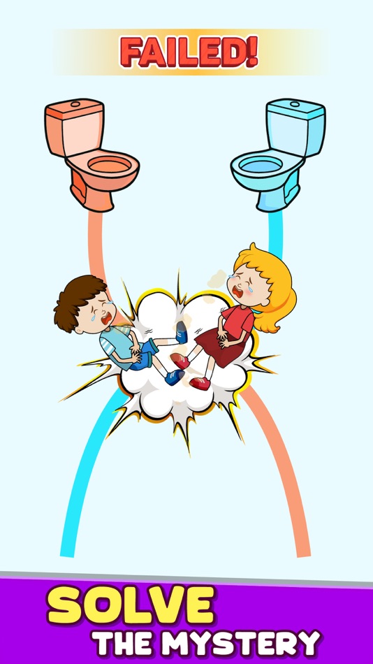 #2. Draw to Toilet - Rescue Out (iOS) 来自: Muhammad Haroon Mehmood