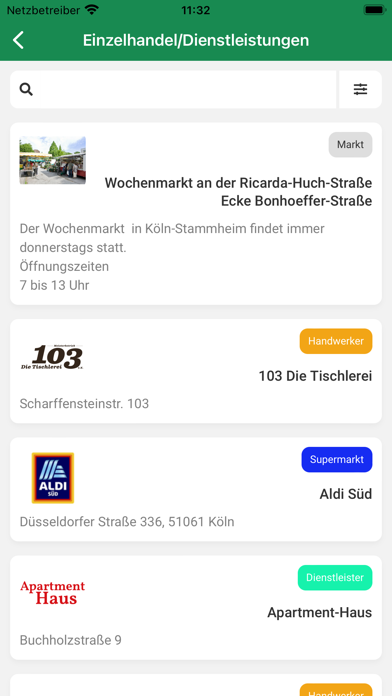 Köln-Stammheim App Screenshot